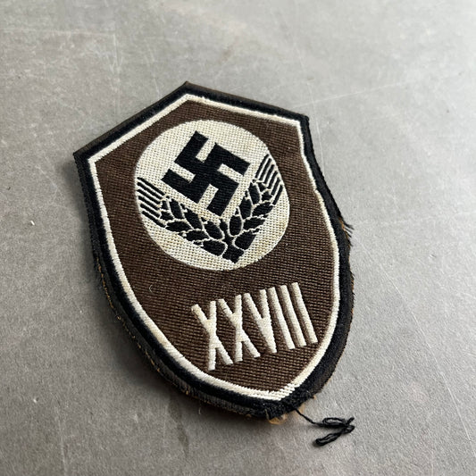 WW2 Tysk RADwJ (Reichsarbeitsdienst der weiblichen Jugend) ærmeskjold. En af de bedre. Original.