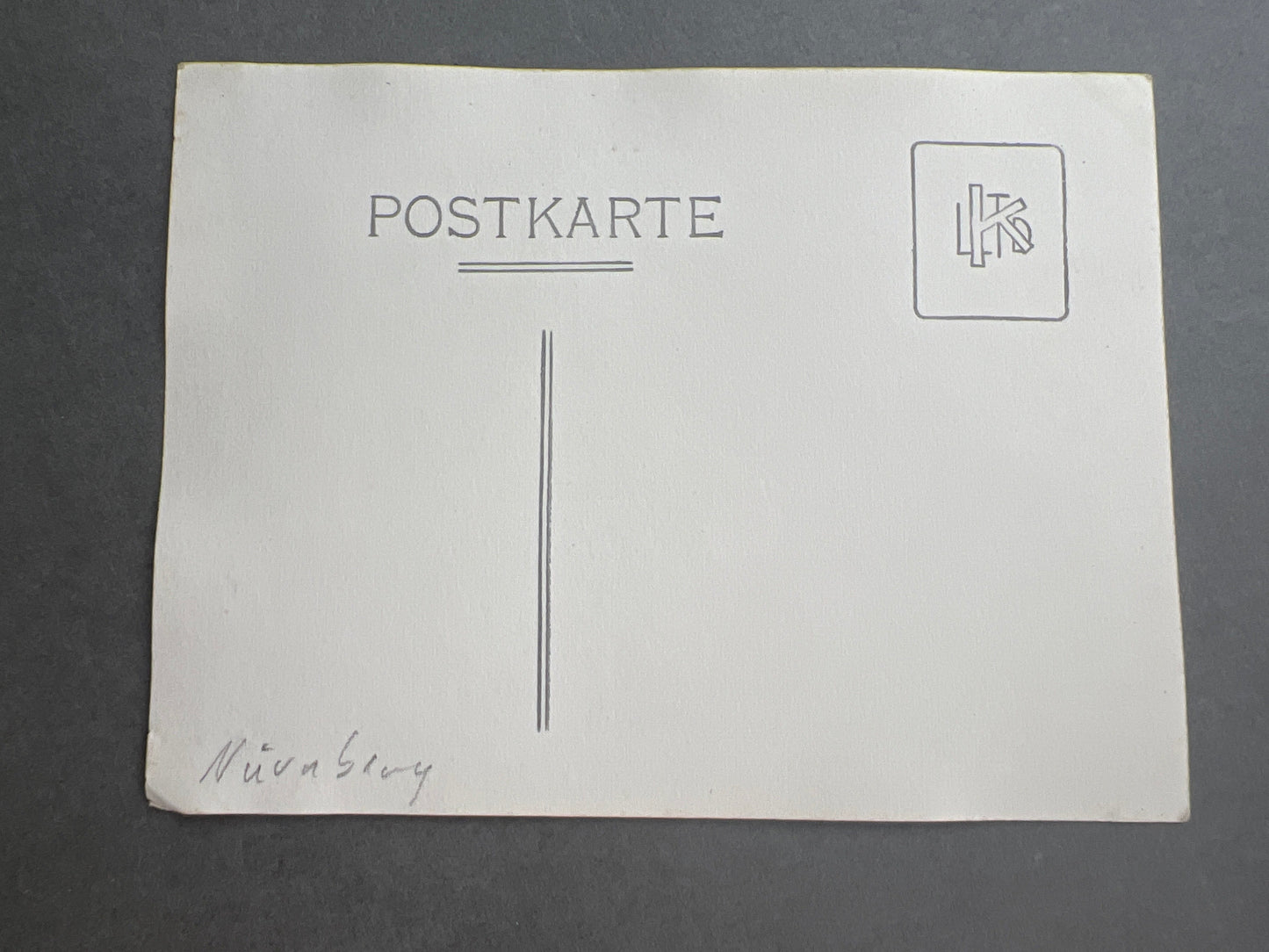 WW2 Tysk Postkort. Allgemeine SS motiv fra Nürnberg. Original.