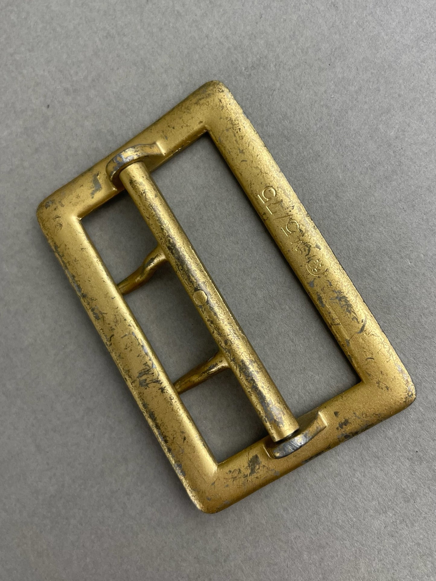 WW2 Tysk General Bæltespænde. Med RZM-kode. Sjælden. Original.