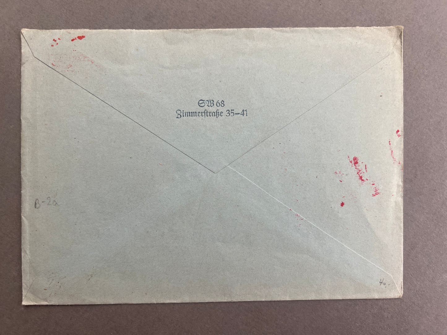 WW2 Tysk Kuvert sendt fra "Oberkommando der Wehrmacht" til Hotel Ero i Danmark. Original.