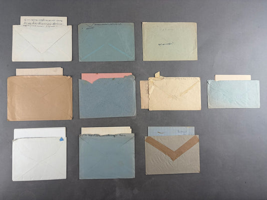 WW2 Tysk Feldpost Lot. 10 Stk. Original.