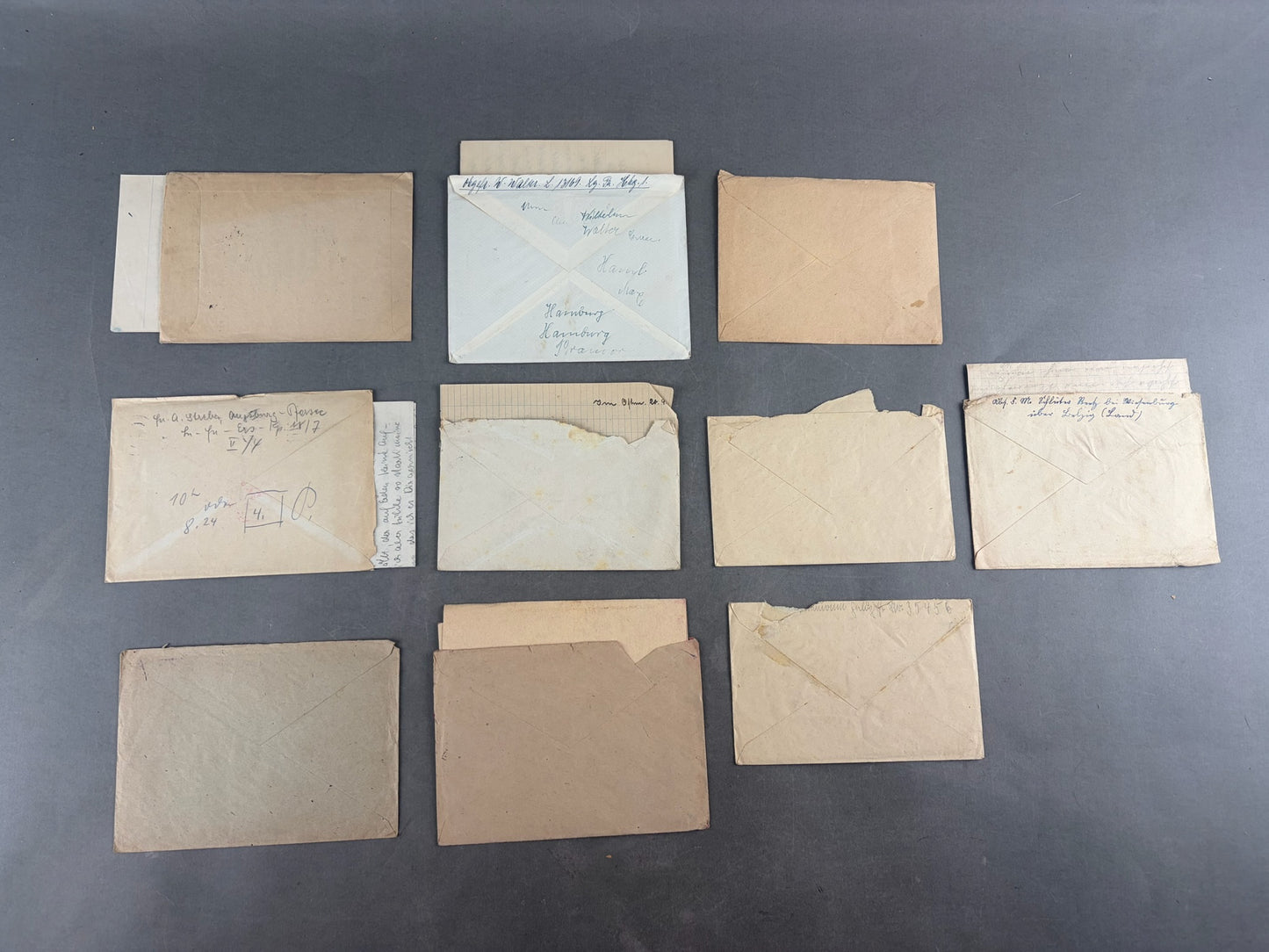 WW2 Tysk Feldpost Lot. 10 Stk. Original.