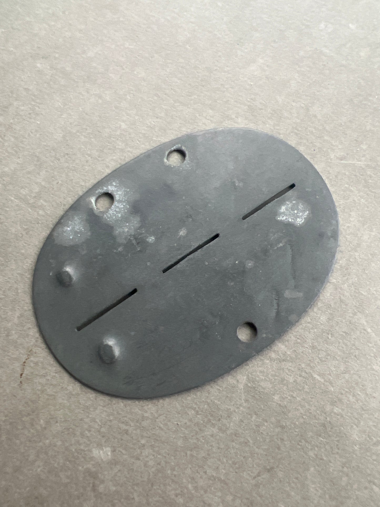 WW2 Tysk Hundetegn. "Landesschützen-Ersatz-Bataillone". Original.