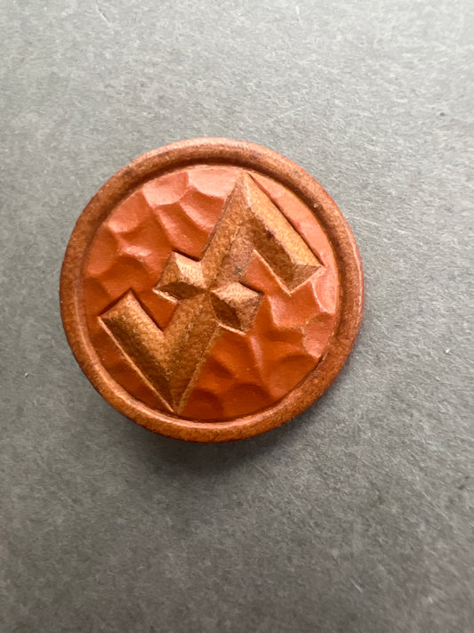 WW2 Tysk WHW Rune-Tinnie. Original.