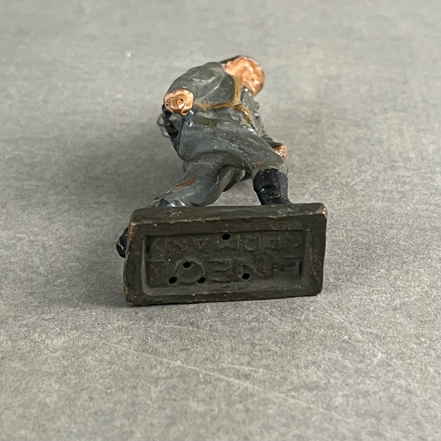 WW2 Tysk Lineol Legetøjssoldat. Original.