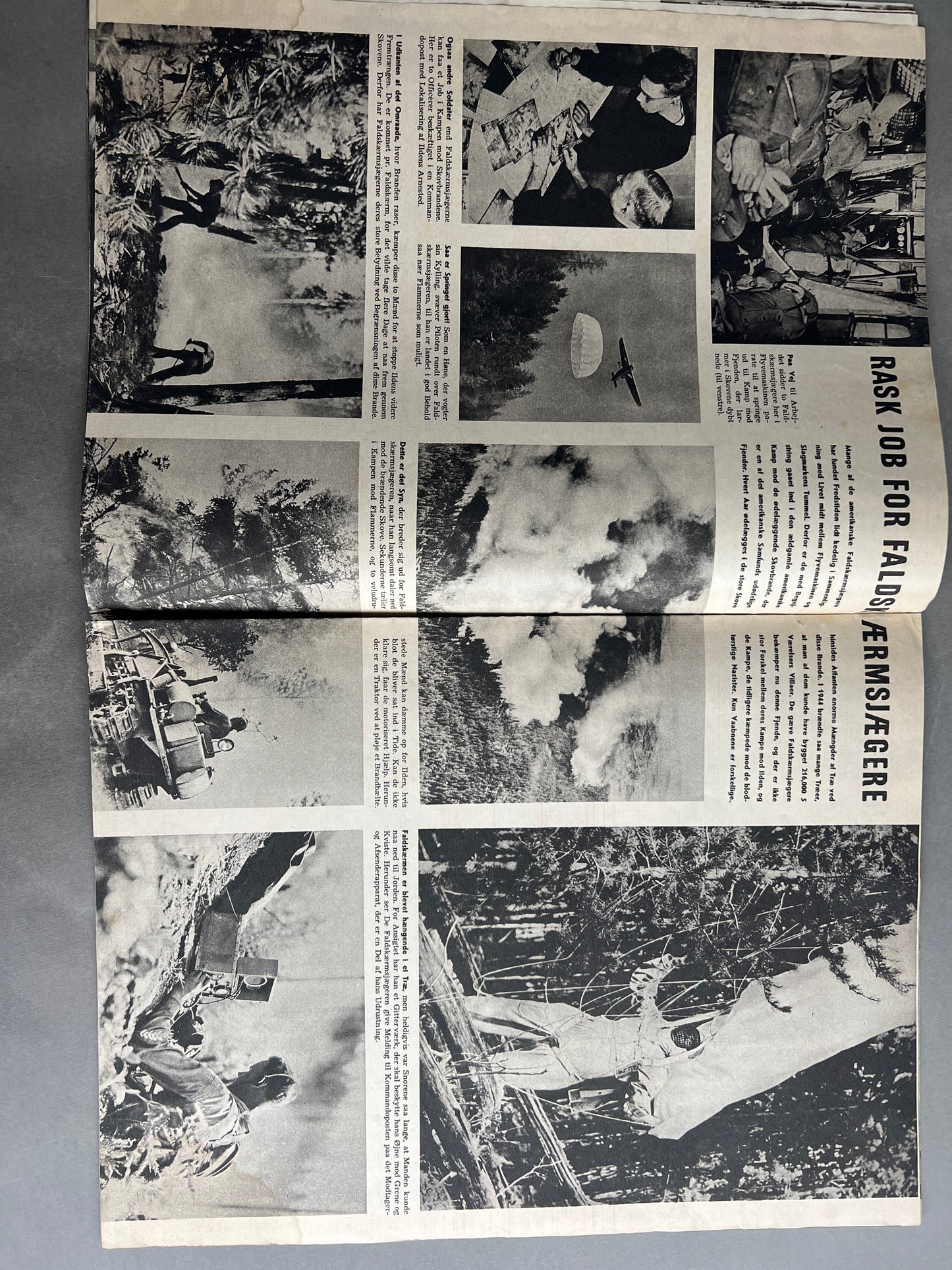 WW2 Dansk Billedbladet fra 1945 med Frits Clausen i Frøslev Lejren. Original.