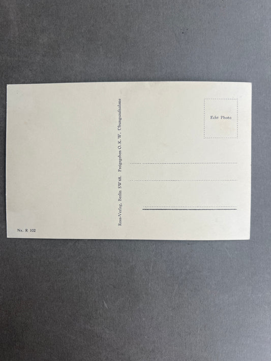 WW2 Tysk Kriegsmarine Postkort. Original.