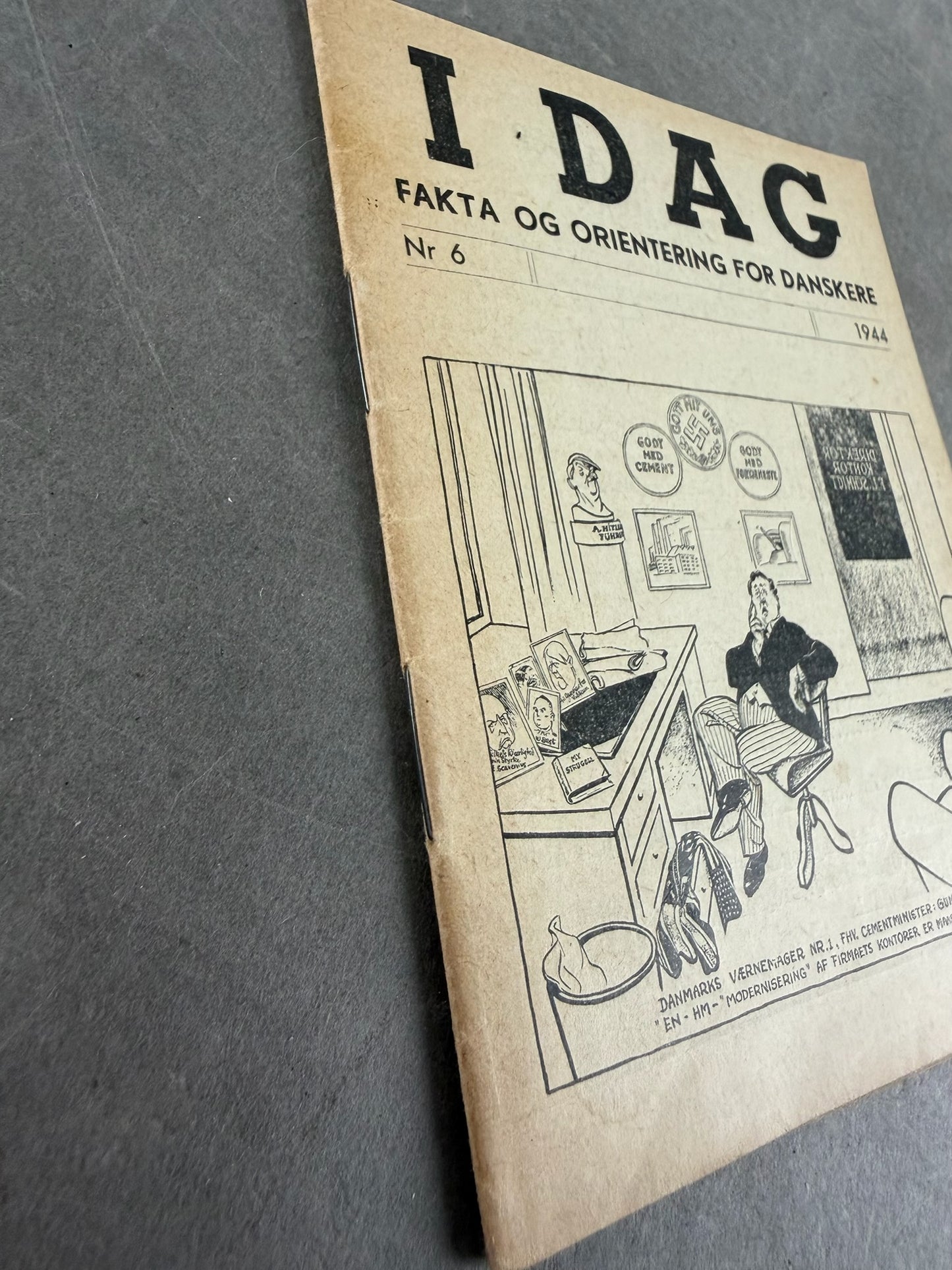 WW2 Dansk " I DAG" hæfte fra 1944. Original.