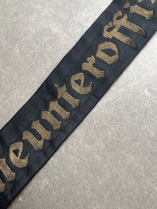 WW2 Tysk Kriegsmarine Matros Huebånd "2. Marineunteroffizierlehrabteilung. 2.". Original.