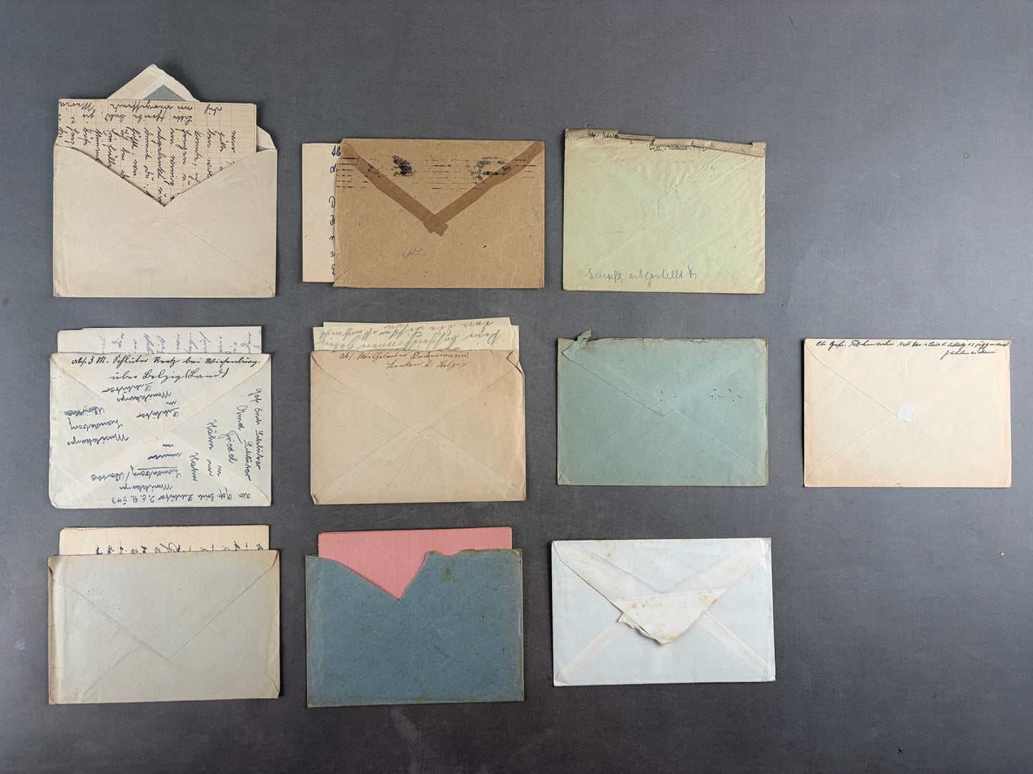 WW2 Tysk Feldpost Lot. 10 Stk. Original.