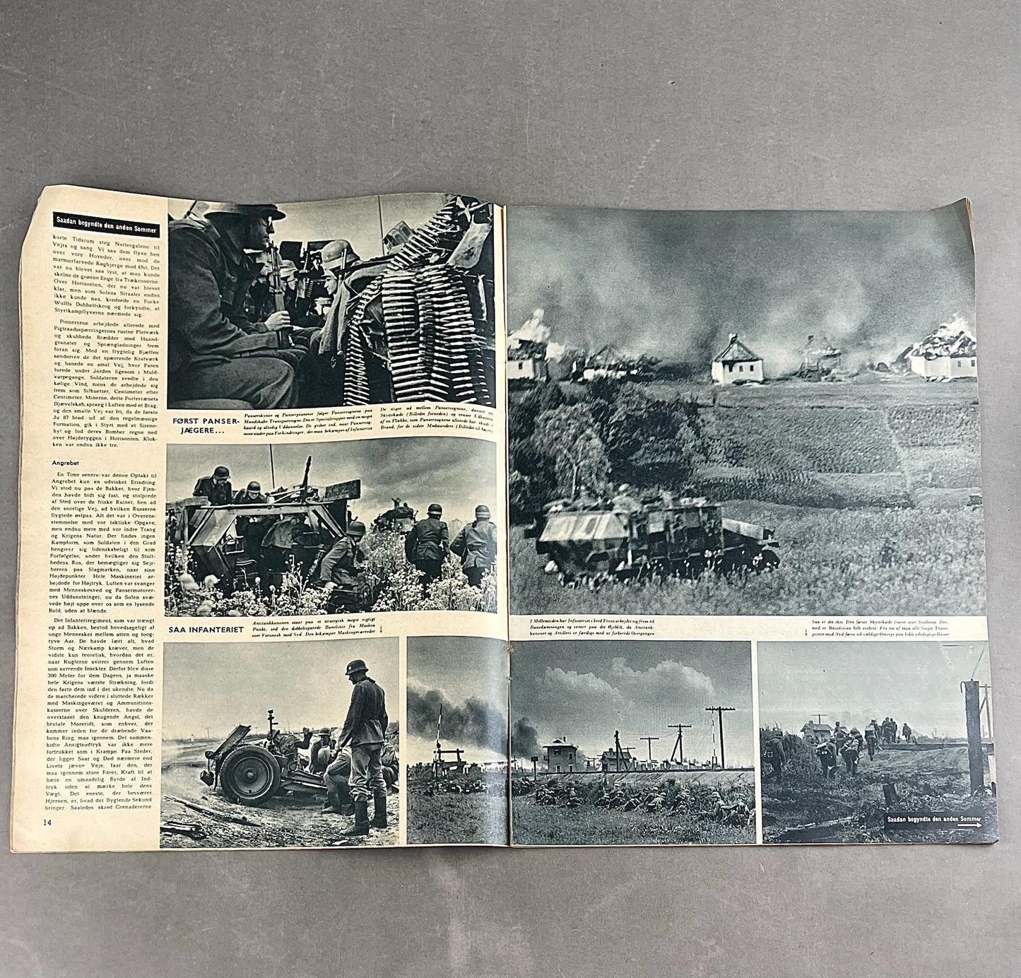 WW2 Tysk Signal Blad. Original.