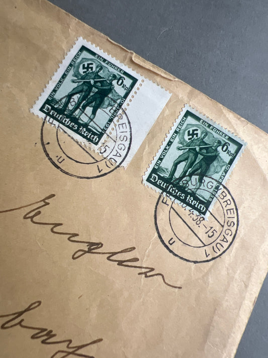 WW2 Tysk HJ Kuvert. Original.