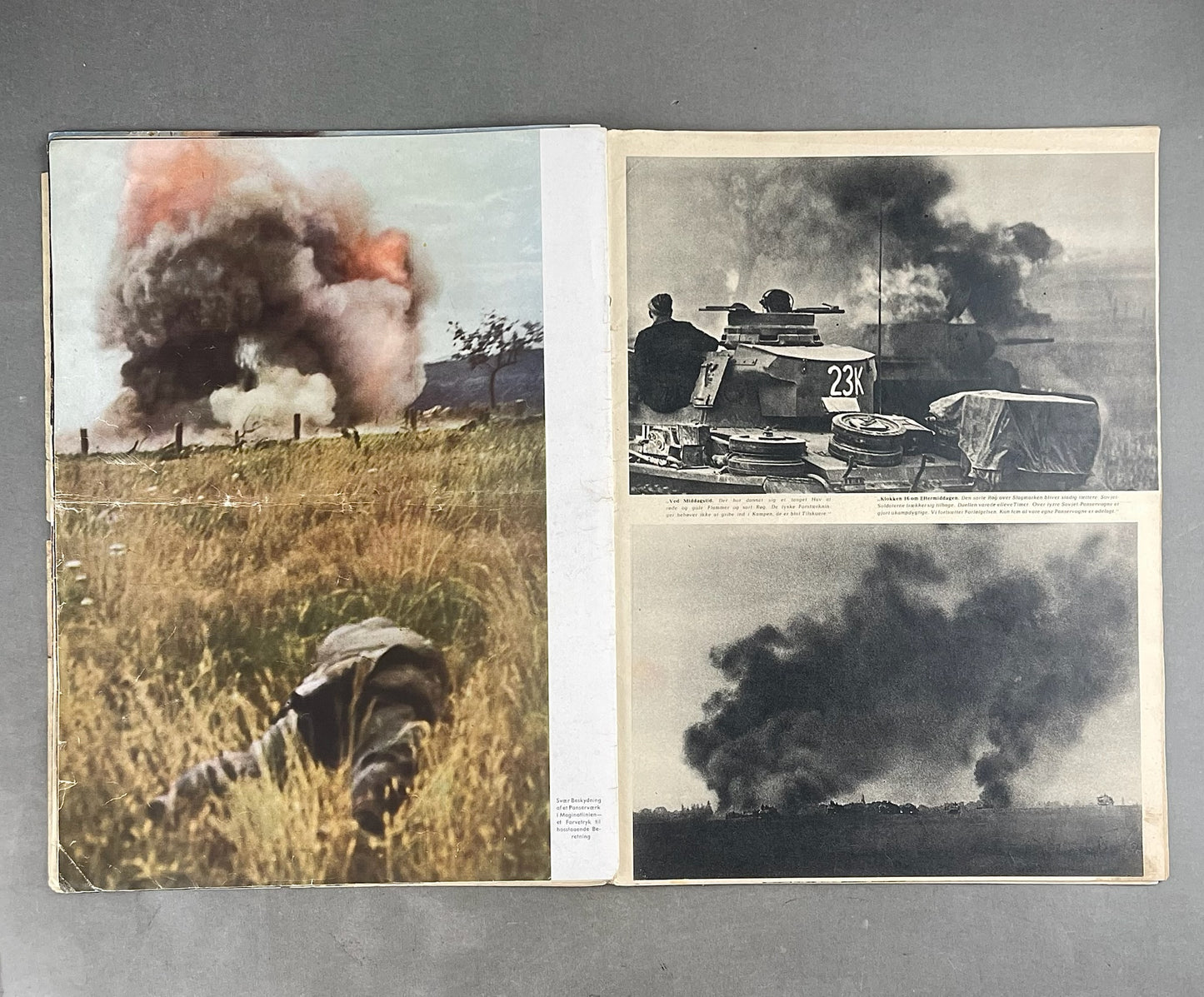 WW2 Tysk Signal Blad. Original.