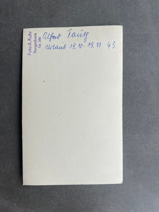 WW2 Tysk Foto. Dateret 1943. Original.