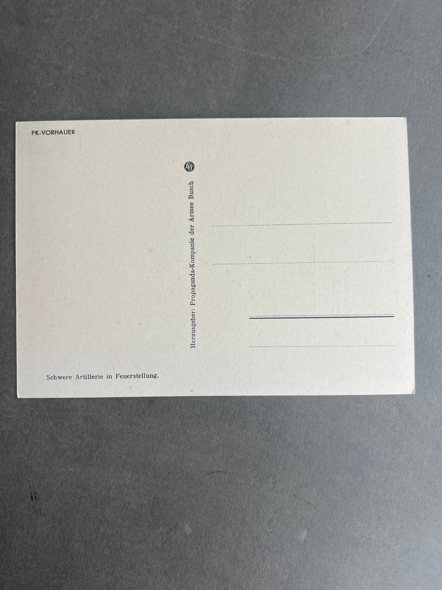 WW2 Tysk Wehrmacht Postkort. Original.