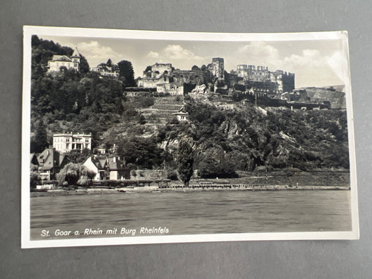 WW2 Tysk Postkort. Sendt til Danmark. Original.
