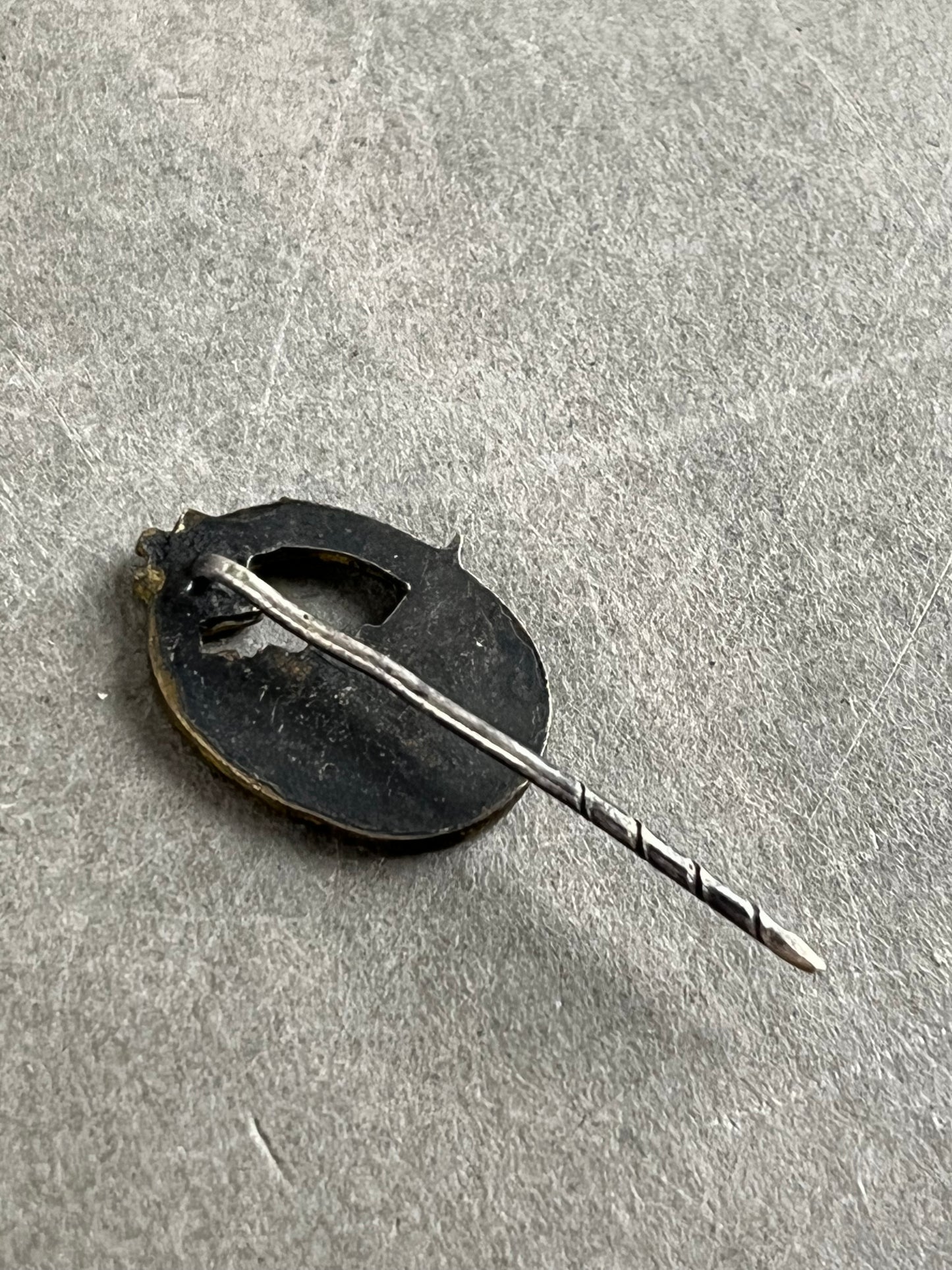 WW2 Tysk Kriegsmarine "Zerstörerkriegsabzeichen" Miniature. Sjælden. Original.