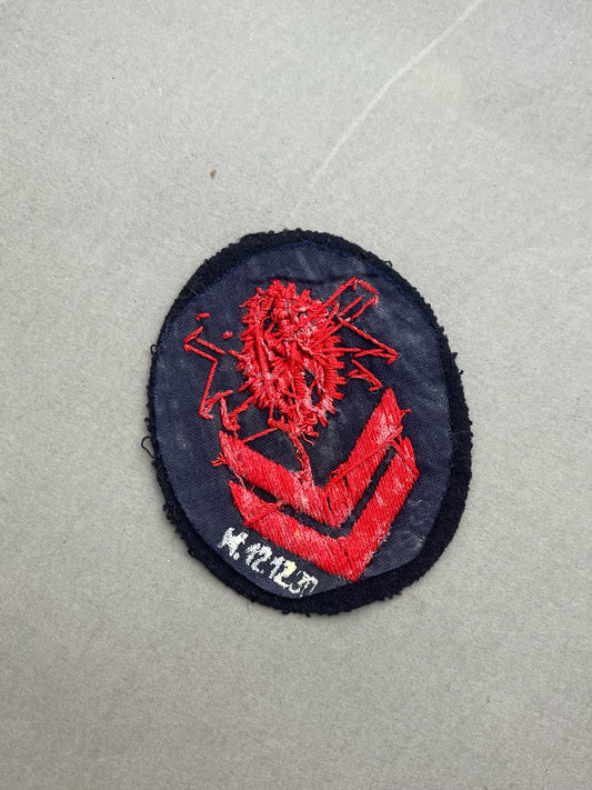 WW2 Tysk Kriegsmarine Specialist Ærmemærke. Med fremstiller stempel. Original.