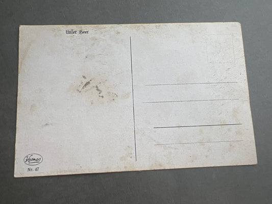 WW2 Tysk Postkort. Wehrmacht motiv. Original.