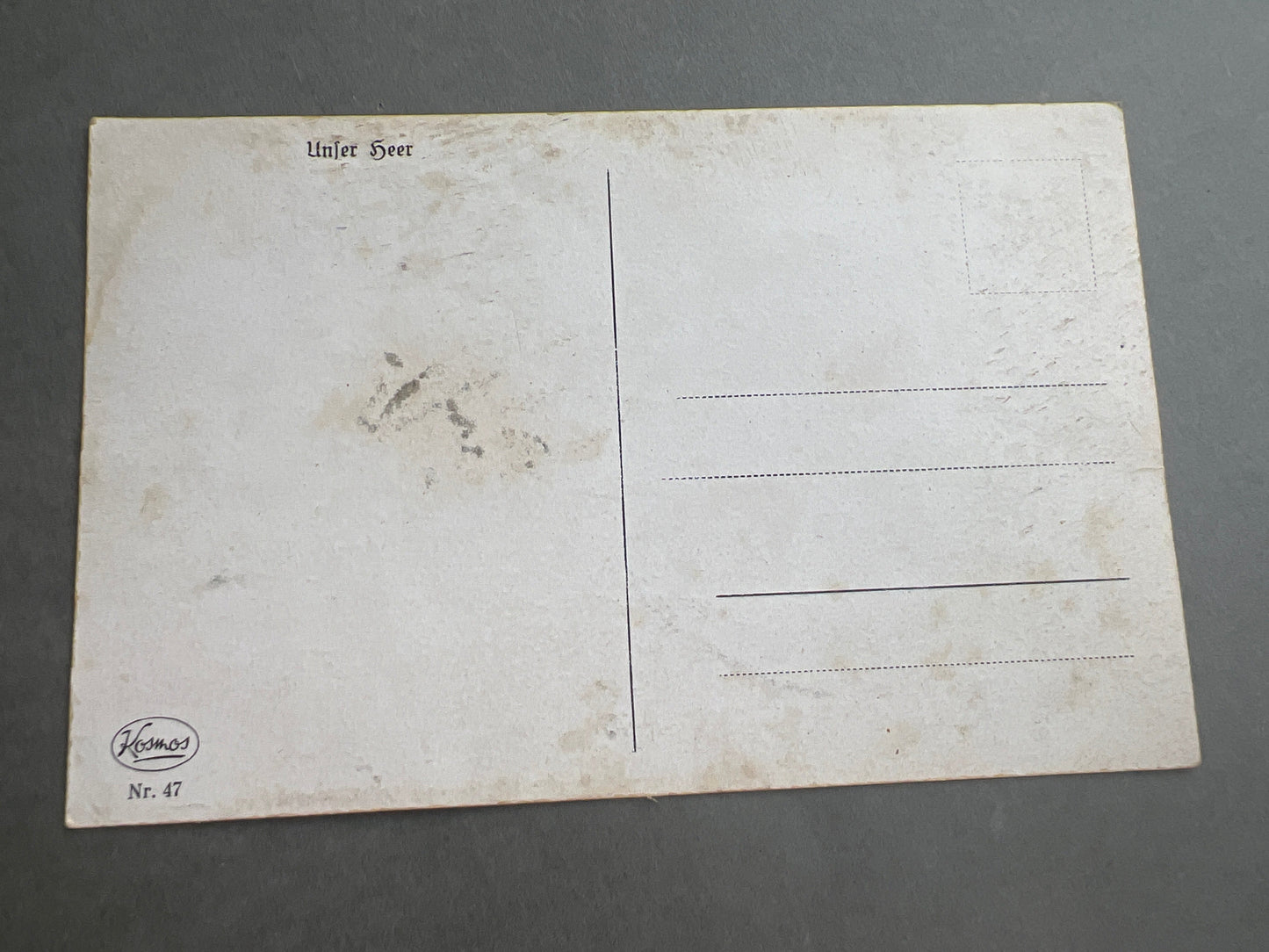 WW2 Tysk Postkort. Wehrmacht motiv. Original.