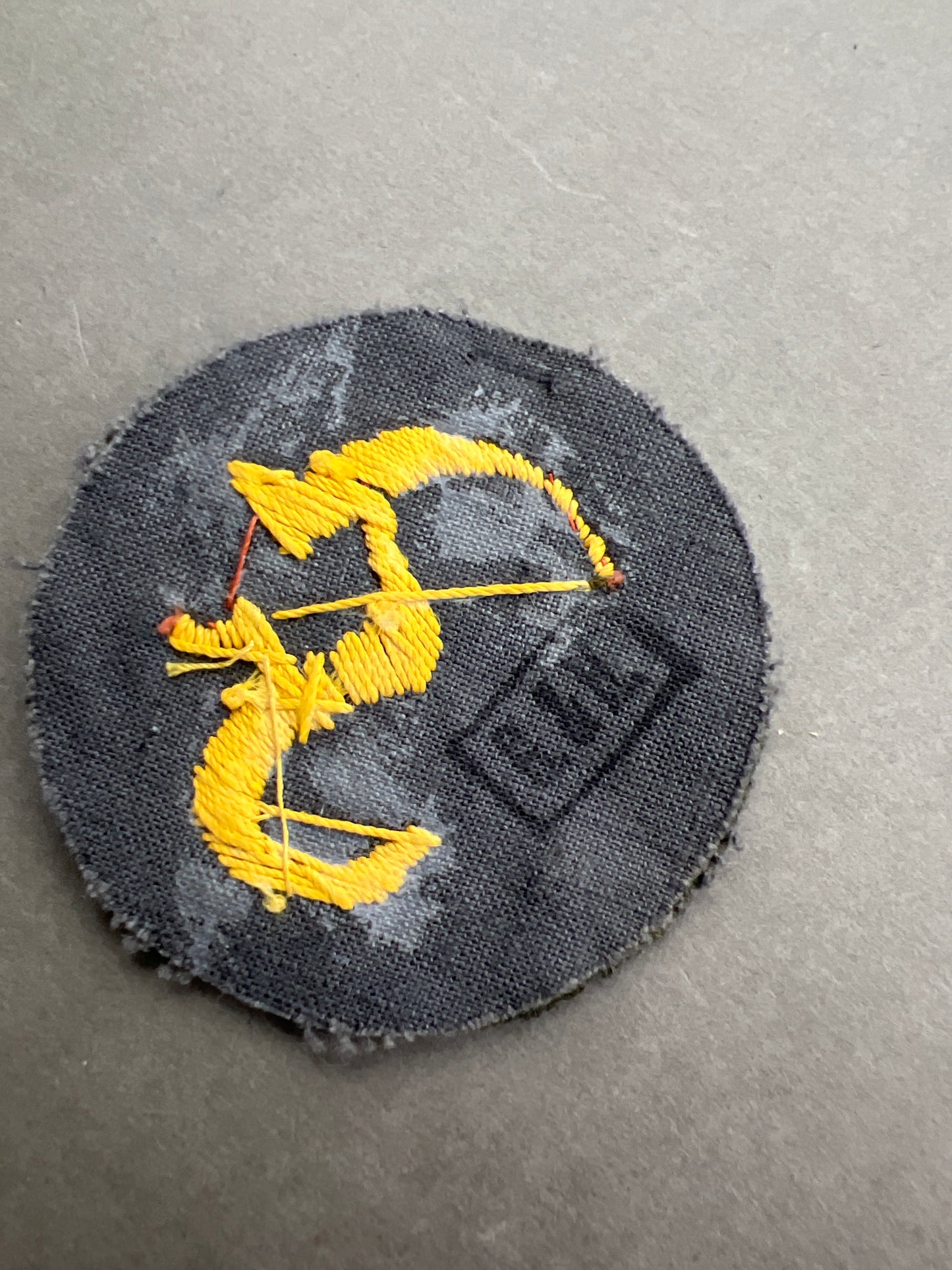 WW2 Tysk Wehrmacht Specialist Ærmemærke. Med fremstiller. Original.