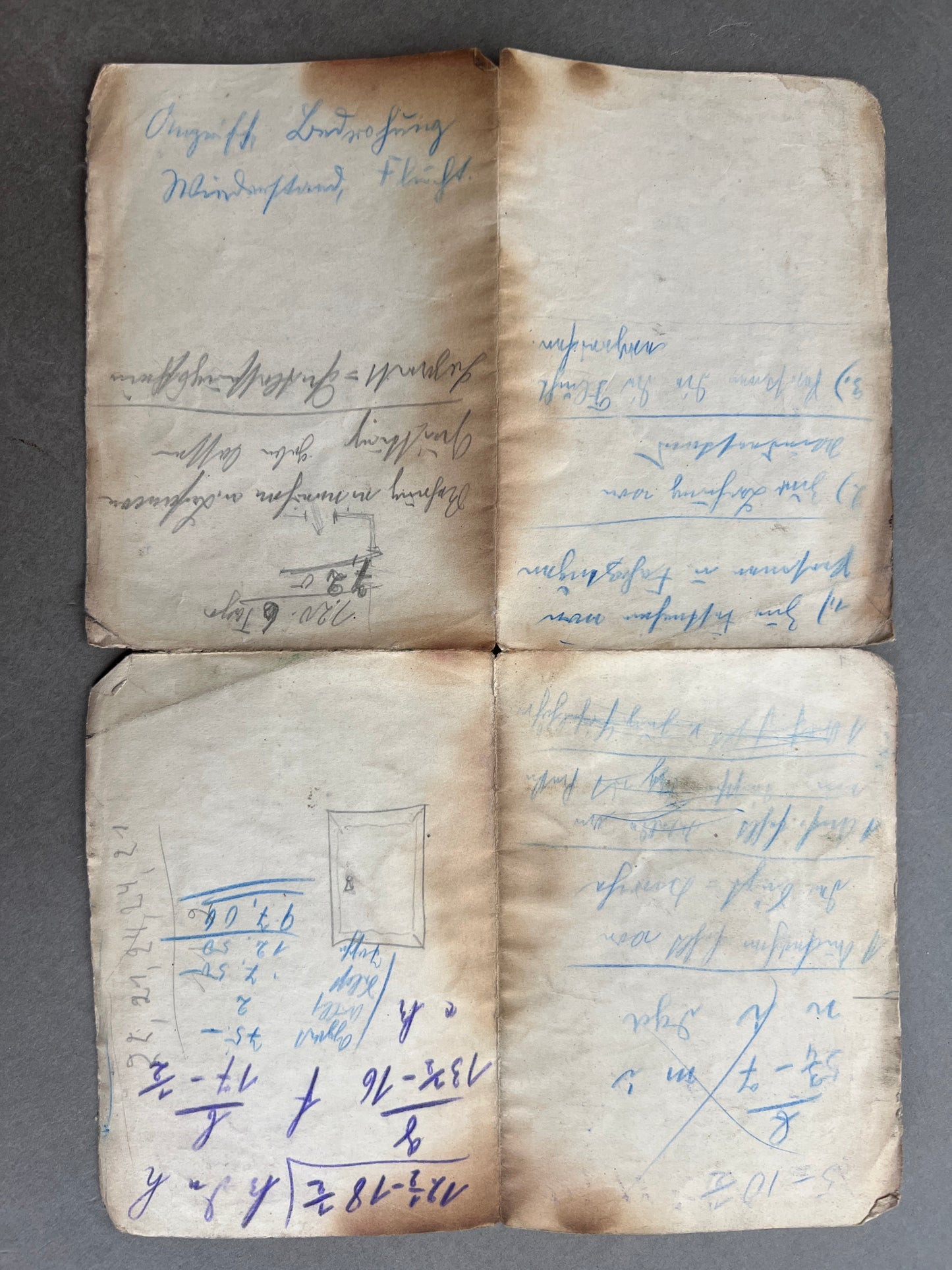 WW2 Tysk Grænsepoliti ordre. Original.