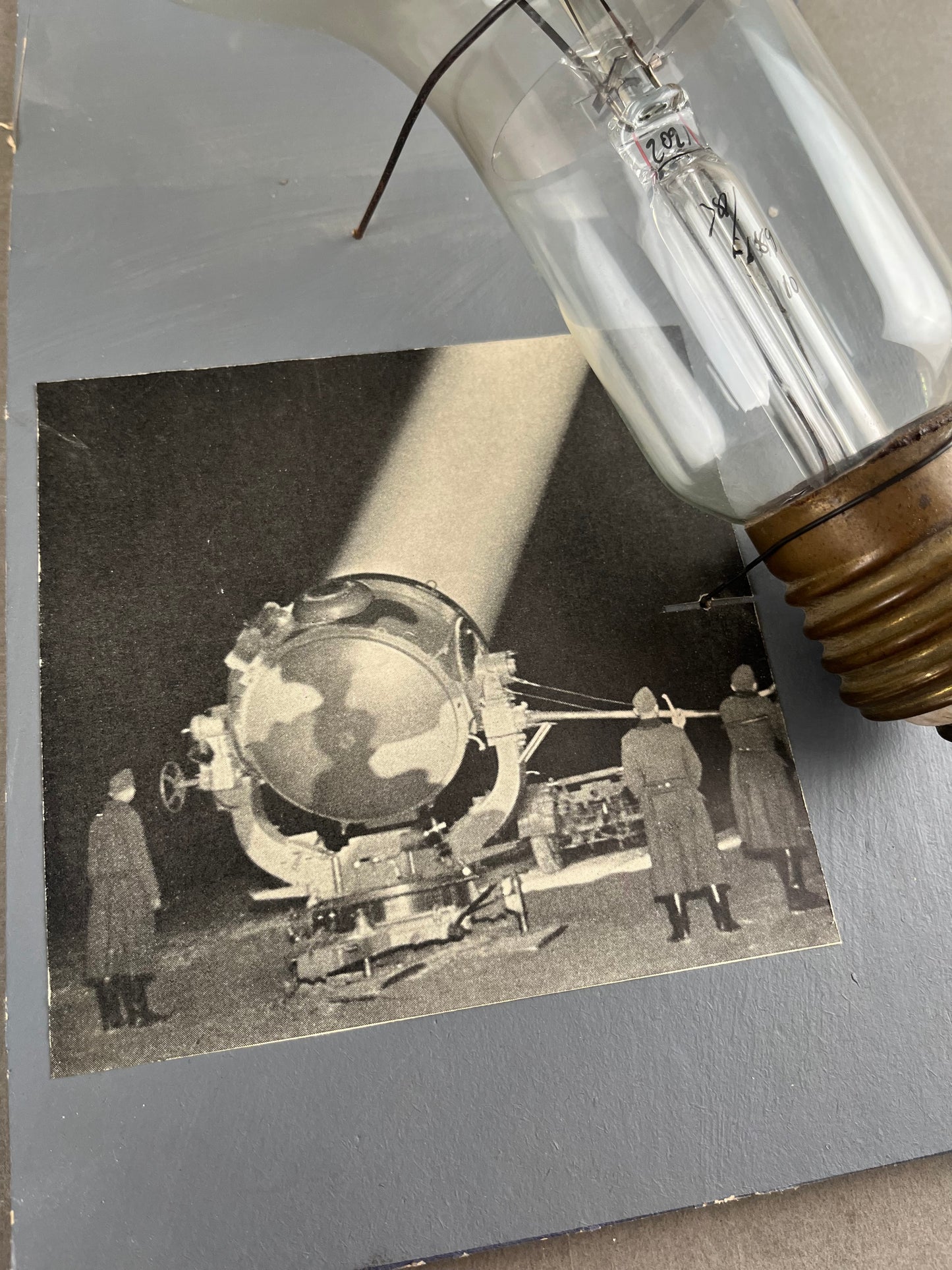 WW2 Tysk Pære til Lystkaster. Stor. Sjælden. Original.