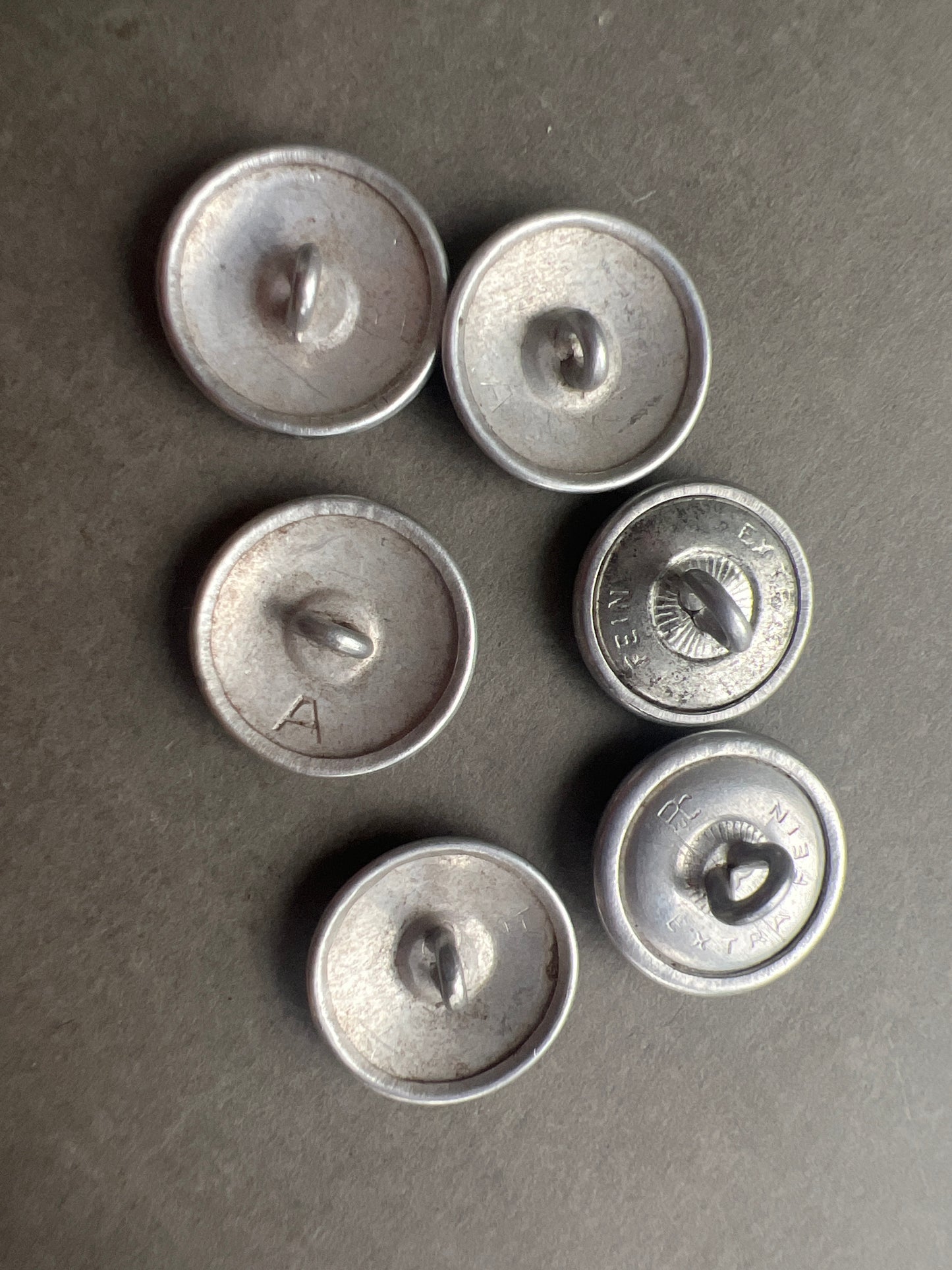 WW2 Tysk Uniformsknapper. 6 stk. Original.
