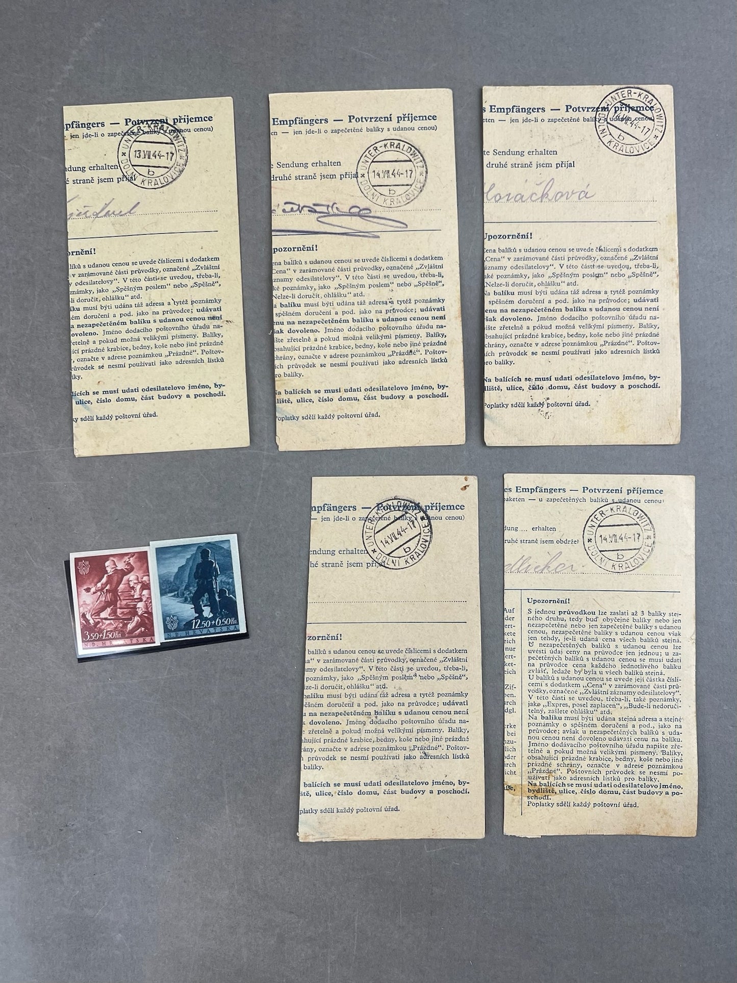 WW2 Tysk Frimærke Lot. Original.