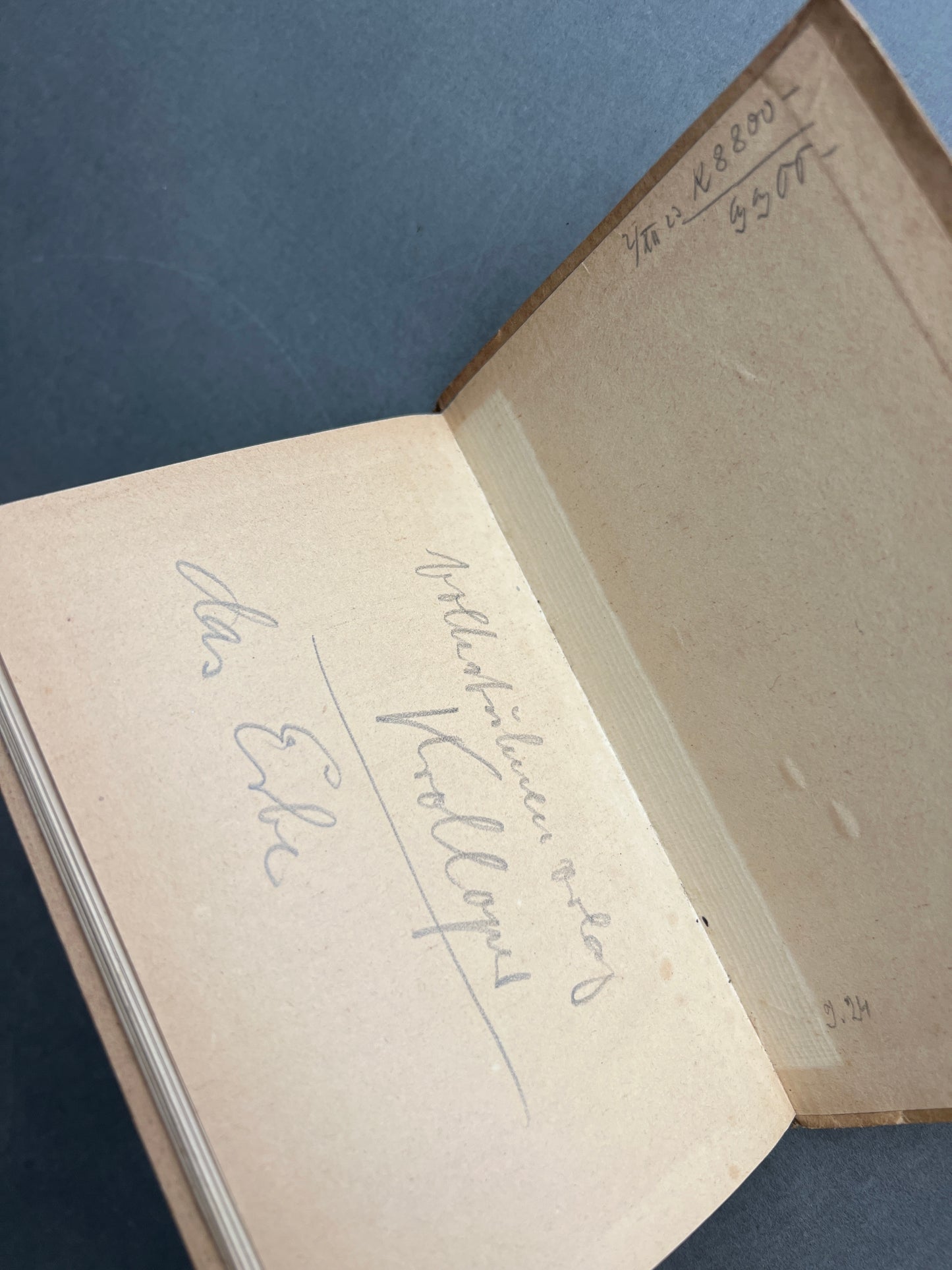 WW1/WW2 Tysk Bog. Original.