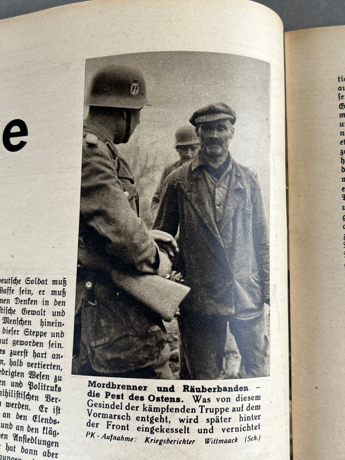 WW2 Tysk "Die Woche" Blad. Gebirgsjäger forside. Original.