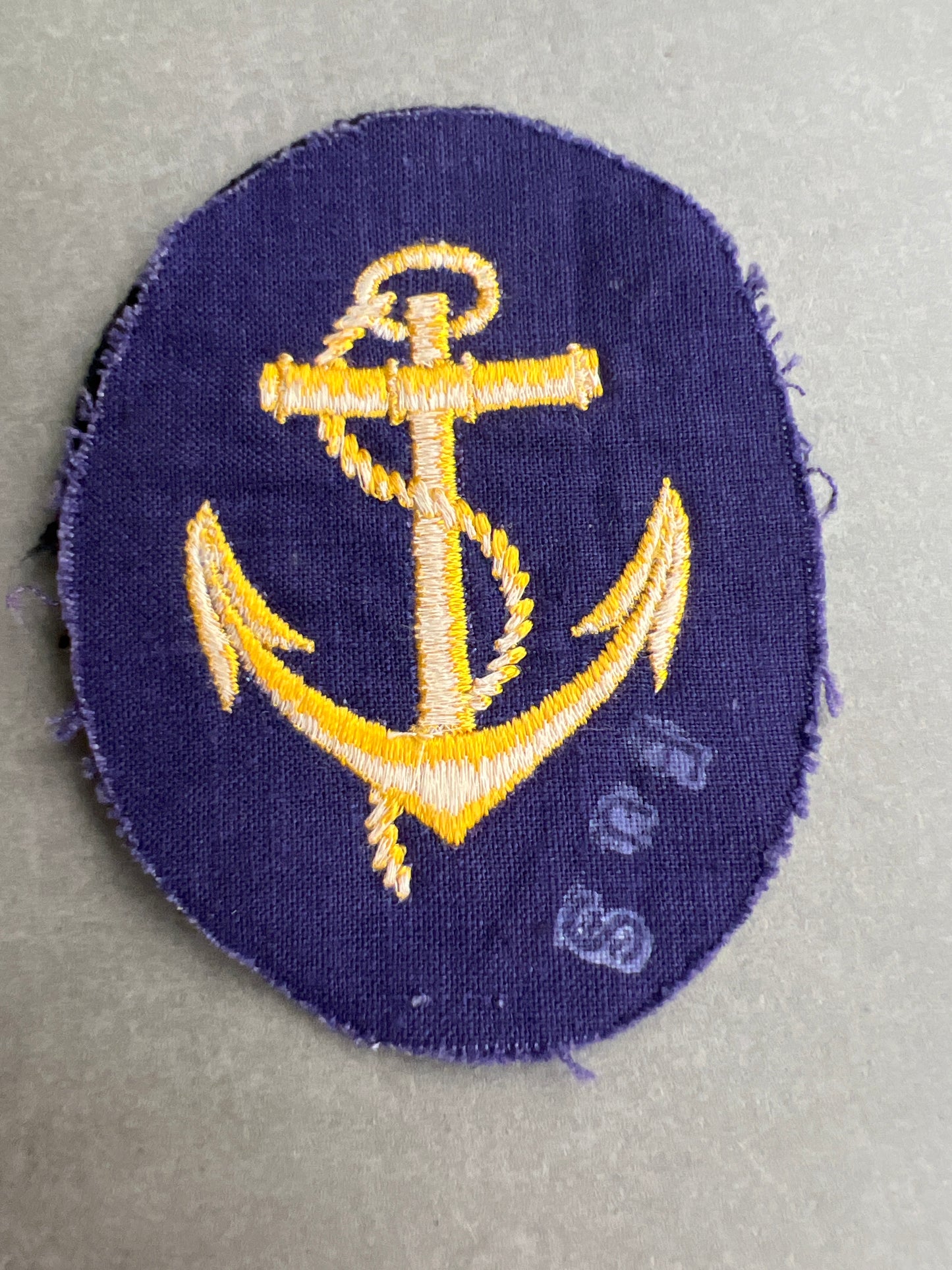 WW2 Tysk Kriegsmarine Specialist Ærmemærke. Med fremstiller. Original.