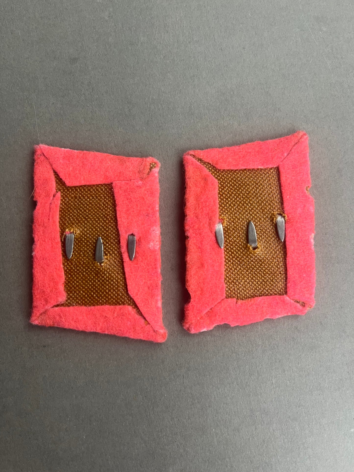 WW2 Tysk Luftwaffe "Flieger-Ingenieurdienst" Kravespejle. Matchende sæt. Original.