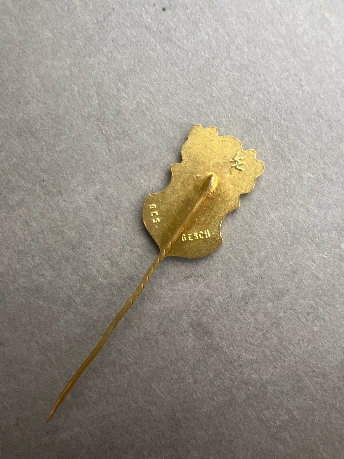 WW2 Tysk DT (Deutscher Turnerbund) Æres Medlemspin. Ses ikke tit. Original.