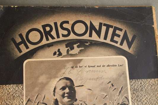 WW2 Dansk Nazistisk "Horisonten" Blad. Original.