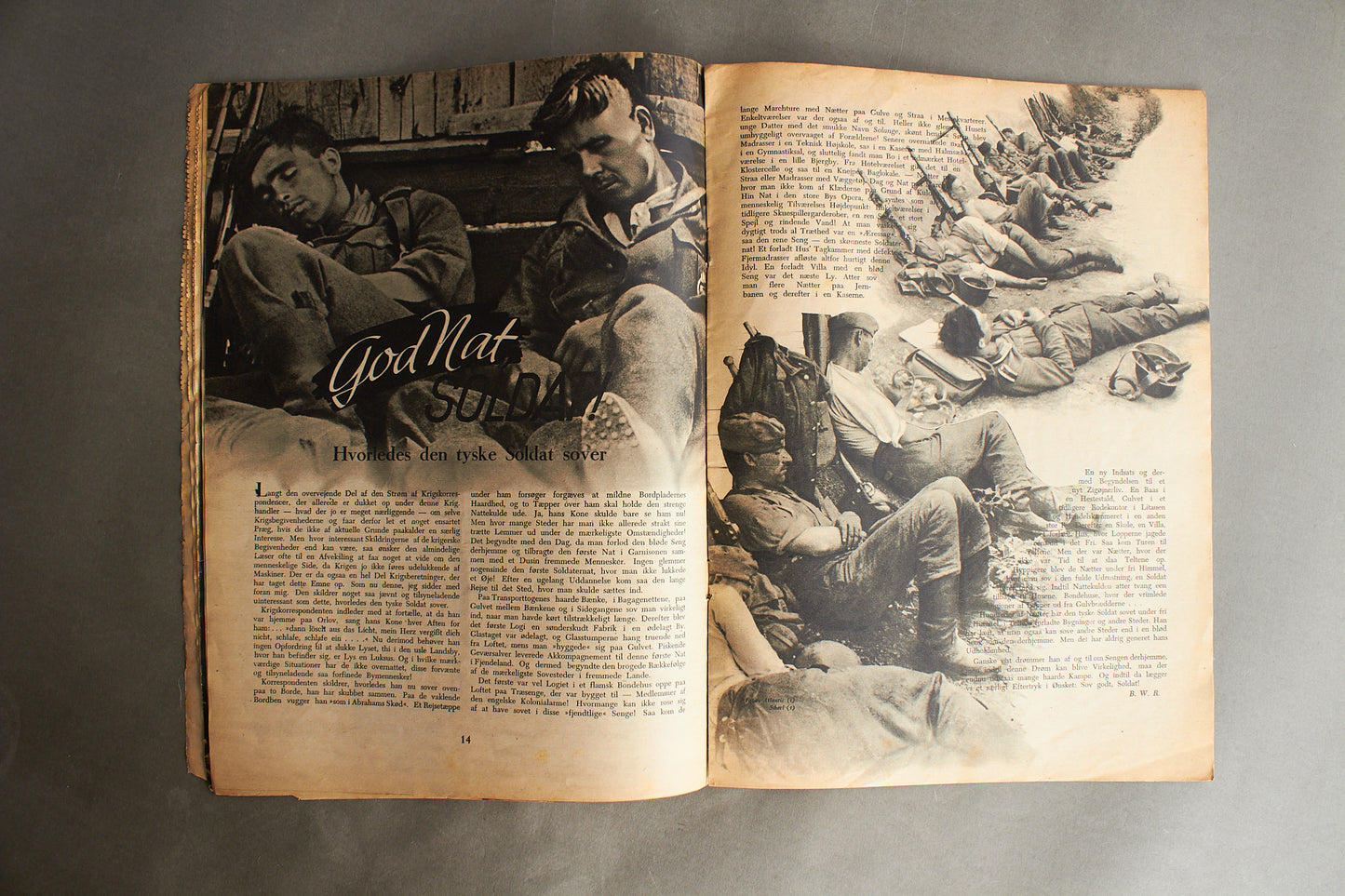 WW2 Dansk Nazistisk "Horisonten" Blad. Original.