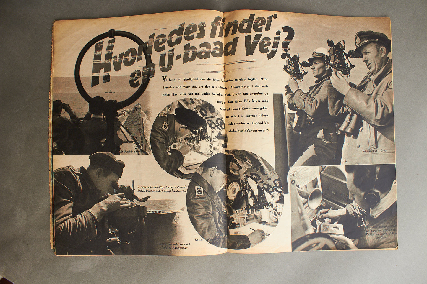 WW2 Dansk Nazistisk "Horisonten" Blad. Original.