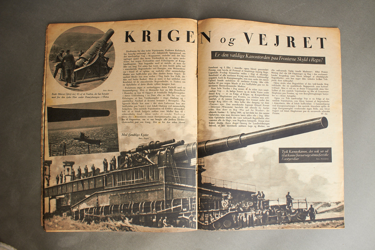 WW2 Dansk Nazistisk "Horisonten" Blad. Original.