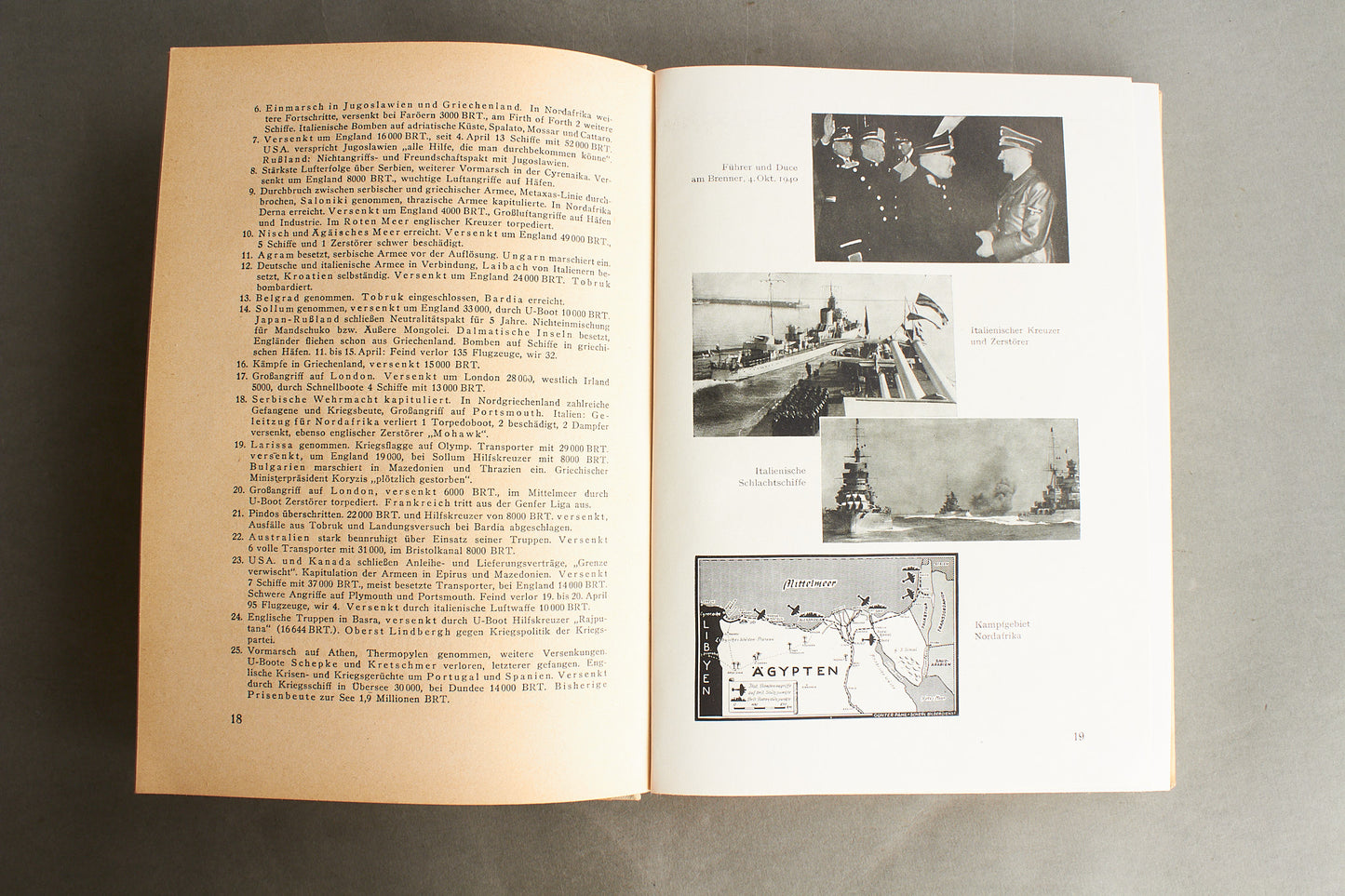 WW2 Tysk Kriegsmarine "Jahrbuch der deutschen Kriegsmarine" Bog. Original.