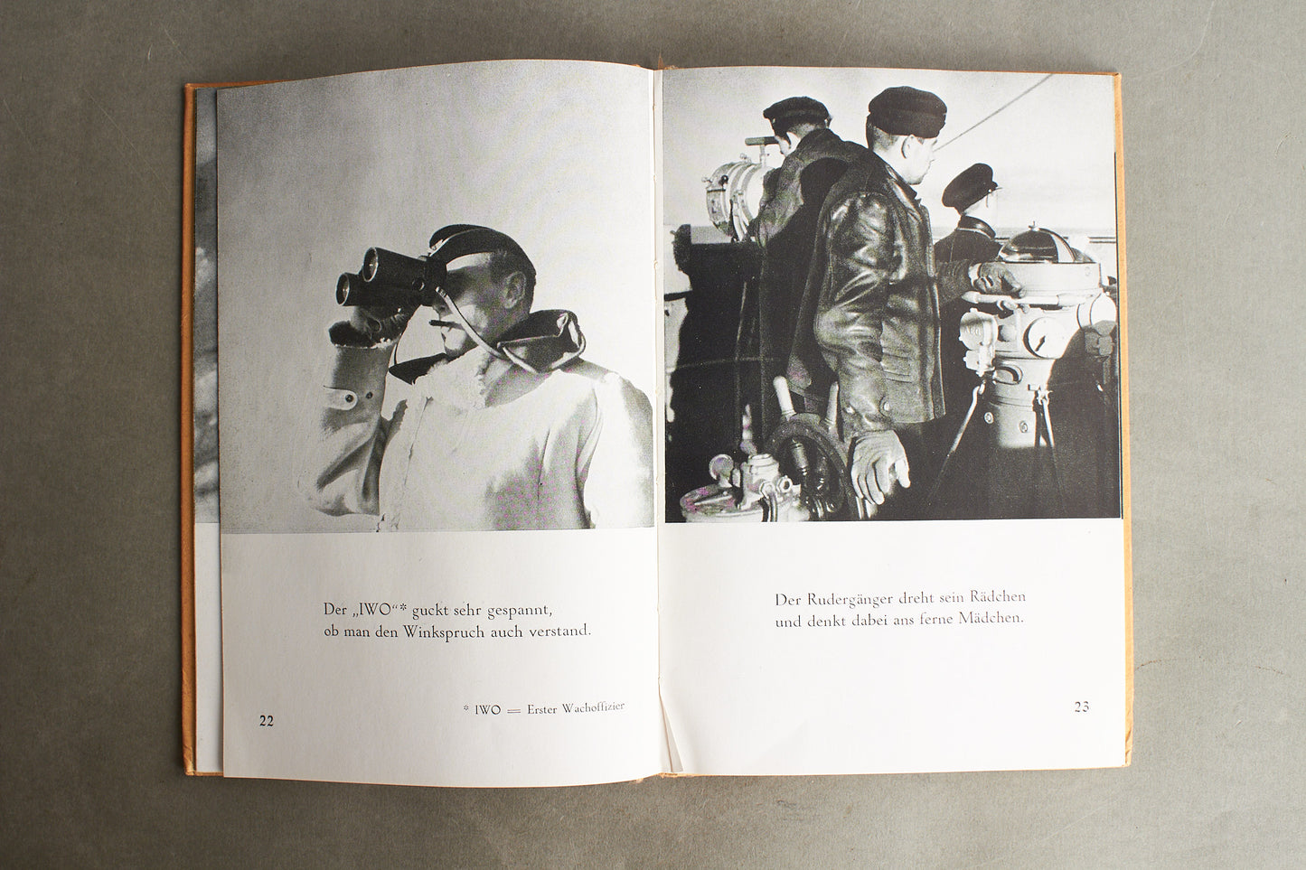 WW2 Tysk Kriegsmarine "Bilderbuch der Minensuch" Bog. Original.