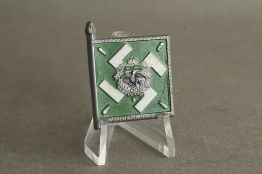 WW2 Tysk WHW Flag/Tinnie. "Regiment General Göring". Original.