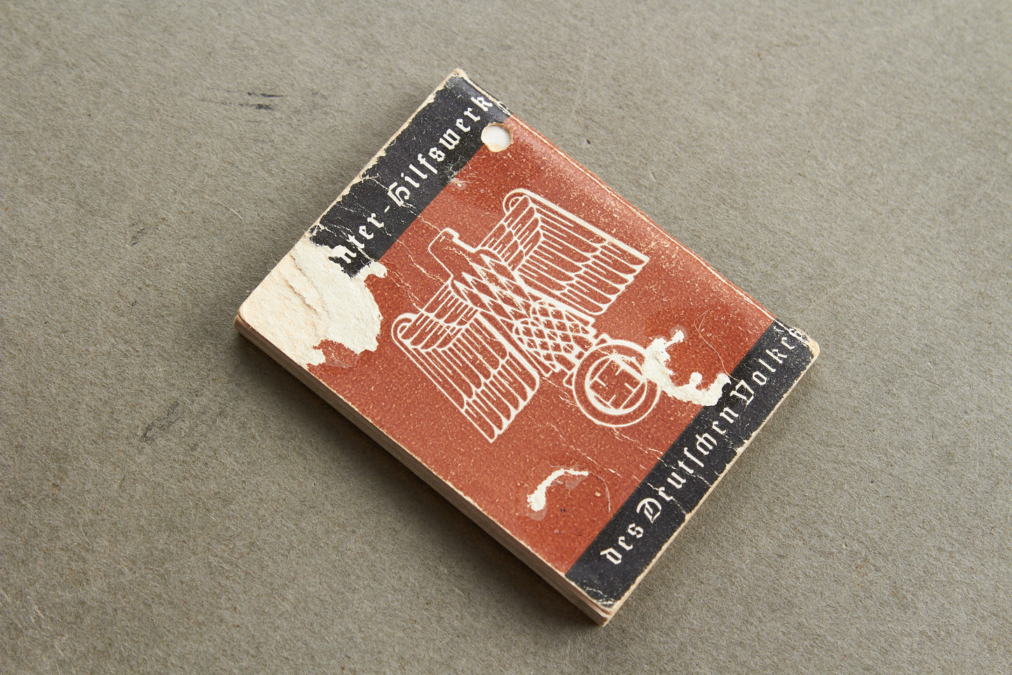 WW2 Tysk Tidlig WHW "Bog" fra 1937. Original.