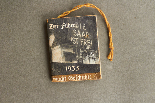 WW2 Tysk Tidlig WHW "Bog" fra 1935. Original.