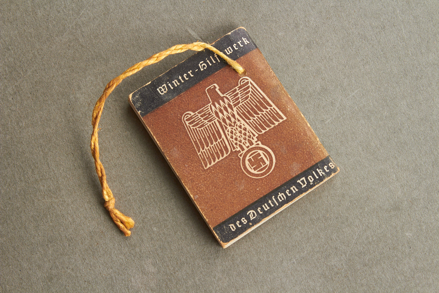 WW2 Tysk Tidlig WHW "Bog" fra 1935. Original.