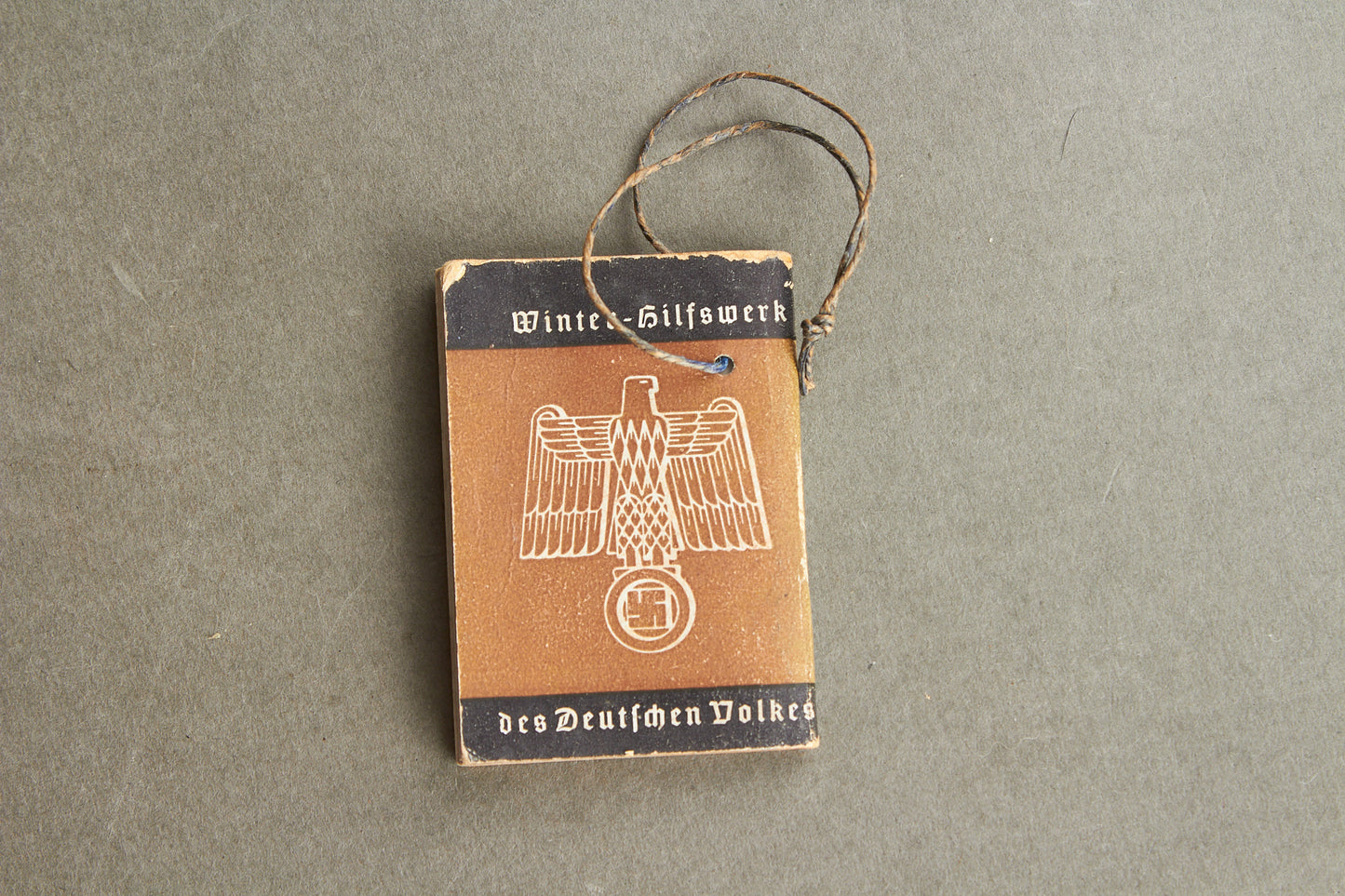 WW2 Tysk Tidlig WHW "Bog" fra 1936. Original.