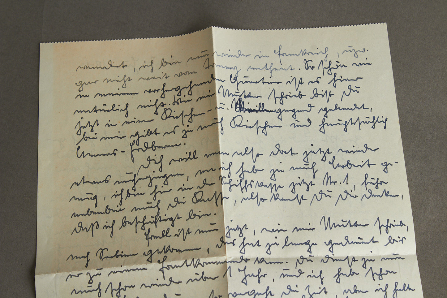 WW2 Tysk Kriegsmarine Feldpost kuvert med indhold. Godt stemplet. Original.