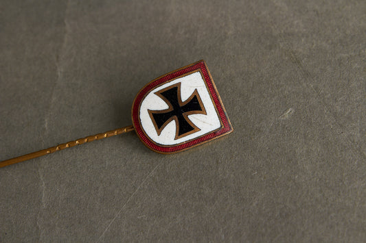 WW2 Tysk Soldater Veteranforenings nål (DRK, NS-RKB, Kyffhäuser mv.). Original.