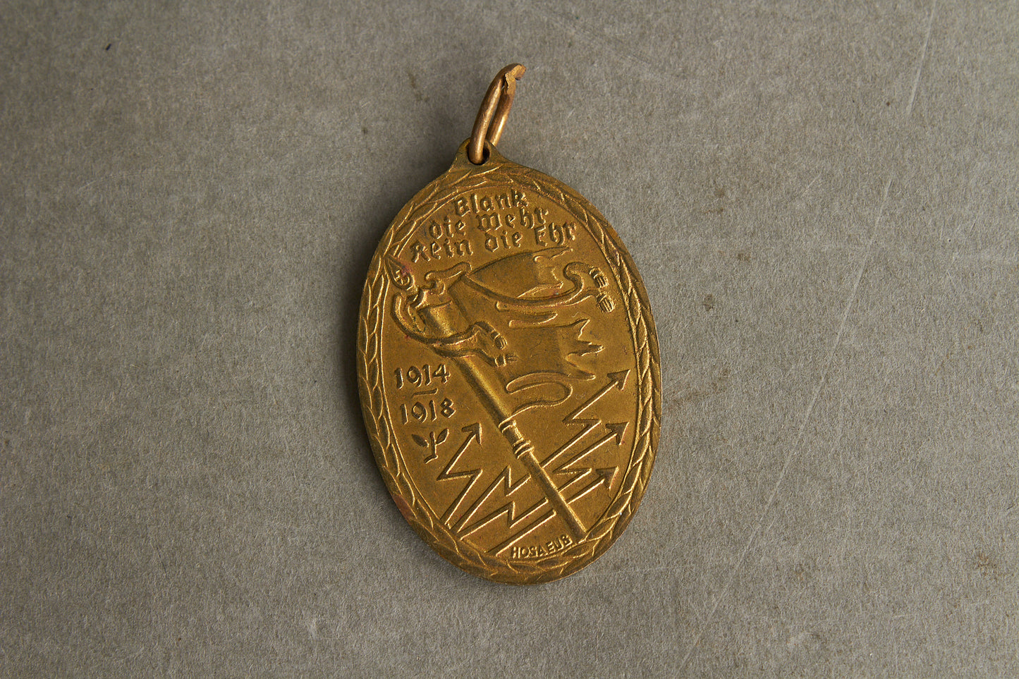 WW1 Tysk Medalje. Original.