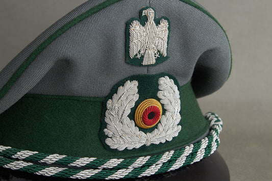 Vesttysk Bundesheer Grænse kasket. Original.