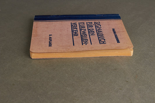 WW2 Tysk Kriegsmarine "Signalbuch". Original.